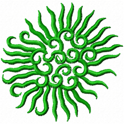 Flowers And Tree Embroidery Design 3